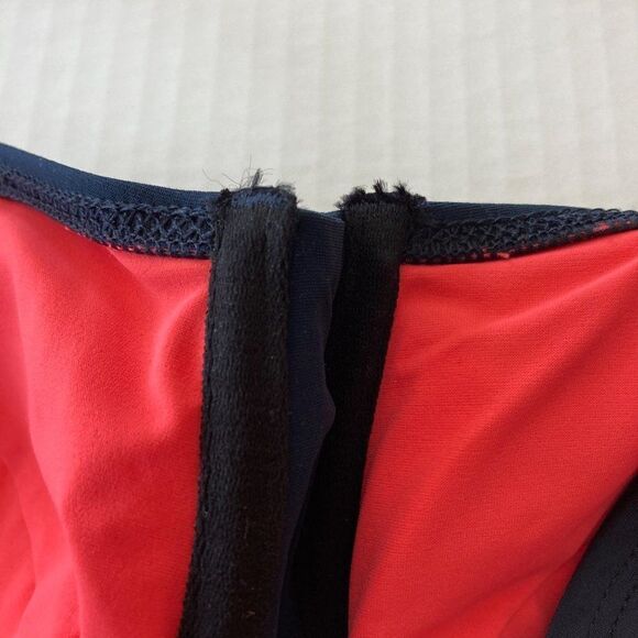 Flagpole NYC Electra 2 Piece Bikini Swimsuit Size XL Navy Pink Color Block - Picture 12 of 12